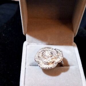 Cocktail Ring CZ 925